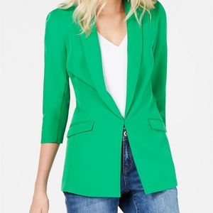 INC Green Blazer 3/4 Sleeve NWT